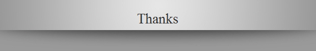 Thanks